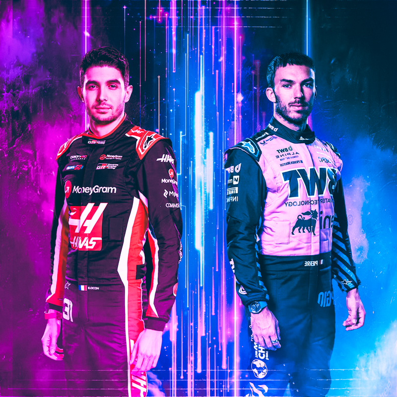 F1 Canvas Esteban Ocon x Pierre Gasly Cold-Blooded Rivals, view 2