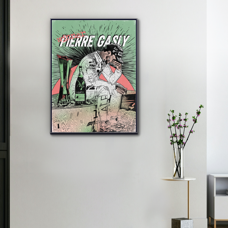 F1 Pierre Gasly Winner Canvas, view 1