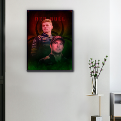 F1 Canvas Max Verstappen x Sergio Pérez