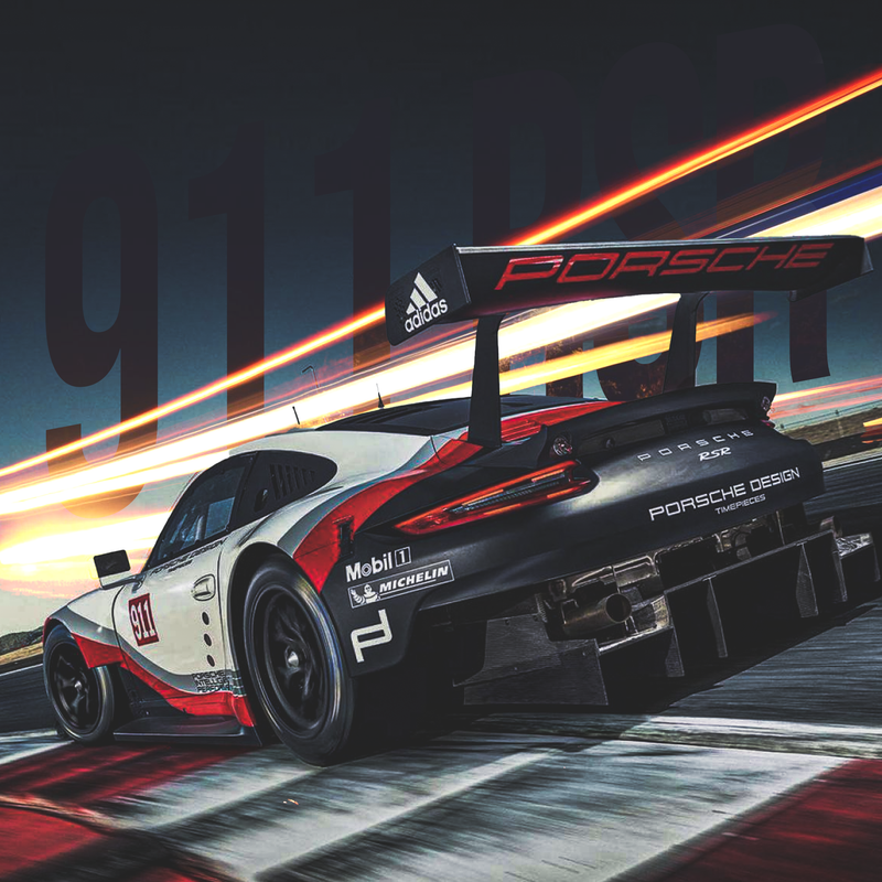 Porsche 911 GT3 RSR Canvas, view 2