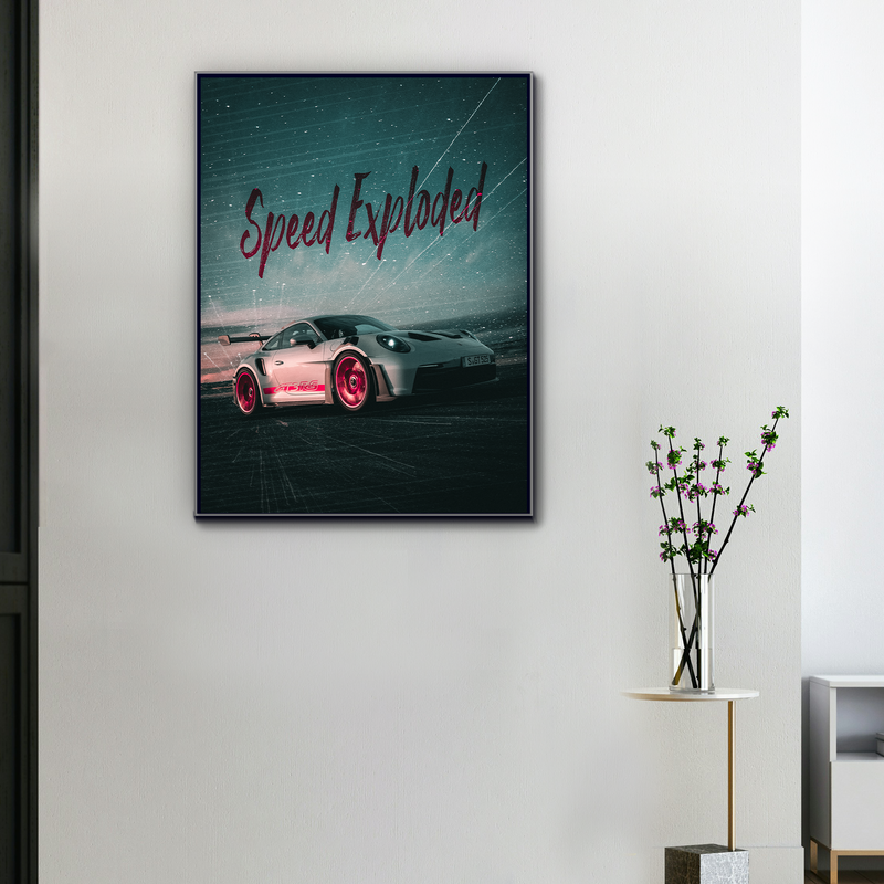 Porsche GT3 RS Canvas, view 1