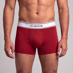 Personalised CAR CODE Boxer Briefs, red