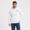 Sweat Dodge Viper Acr Track Predator blanc vu de face en plan rapproché avec logo Tourismo