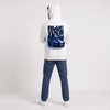 Sweat Dodge Viper GTS Blue Venom blanc à capuche vu de dos
