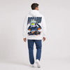 Sweat F1 Daniel Ricciardo Signature blanc porté de dos en plan large
