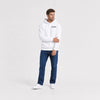 Sweat Ram Trx Built To Hit Hard blanc vu de face en plan large avec logo Tourismo