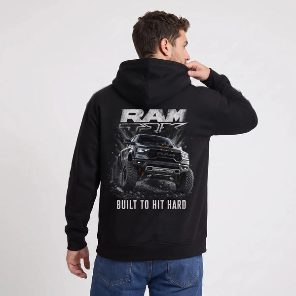 Sweat RAM TRX Built to Hit Hard noir porté de dos