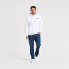 Sweat Toyota Fj Cruiser Outside All Day blanc vu de face en plan large avec logo Tourismo