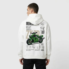 Grid Brutalism Kawasaki ZX-7R Sweatshirt