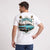 T-shirt Chevrolet Impala 1964 Original Street Elegance blanc, grand visuel automobile vu de dos