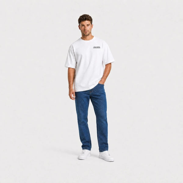 T-shirt Dodge Demon 170 Last Call blanc vu de face en plan large avec logo Tourismo