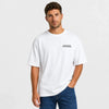 T-shirt Dodge Demon 170 Last Call blanc vu de face en plan rapproché avec logo Tourismo
