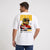 T-shirt F1 Ayrton Senna blanc vu de dos avec design Signature McLaren MP4/4