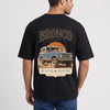 T-shirt Ford Bronco First Generation noir vu de dos avec design High Desert Edition