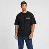 T-shirt Ram Trx Built To Hit Hard noir vu de face en plan rapproché avec logo Tourismo