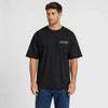 T-shirt Toyota Fj Cruiser Outside All Day noir vu de face en plan rapproché avec logo Tourismo