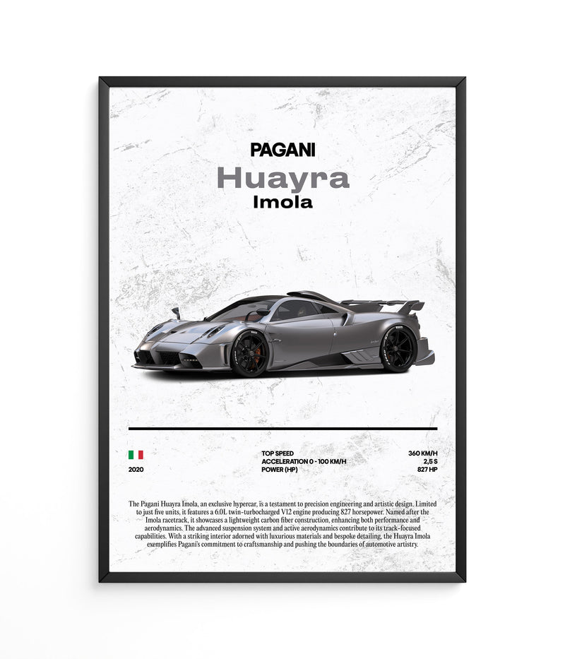 Pagani Huayra Imola Poster, view 2